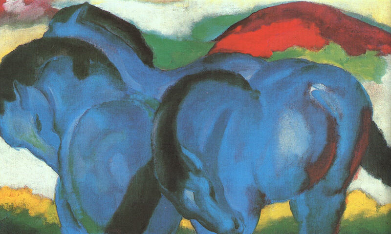 フランツ・マルク「小さな青い馬」